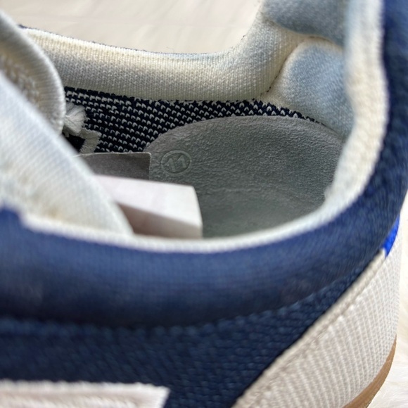 Rothy's White and Blue Sneakers Versatile Everyday Style - Picture 7 of 10